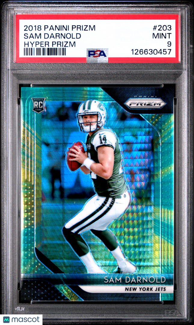 2018 Panini Prizm Sam Darnold #203 Hyper PSA 9 /275