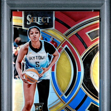 2024 Panini Select WNBA Angel Reese #147 Red & Blue Prizm PSA 9