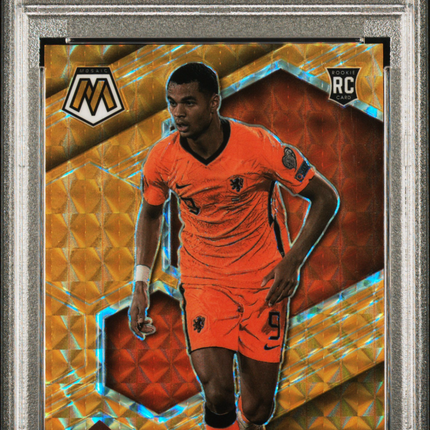2021-2022 Panini Mosaic FIFA Road To World Cup Cody Gakpo #177 Gold PSA 9 /10