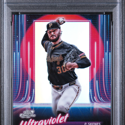 2025 Topps Cosmic Chrome Ultraviolet Beam Paul Skenes #20 PSA 10