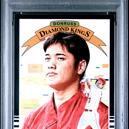 2019 Panini Donruss Shohei Ohtani #14 PSA 8