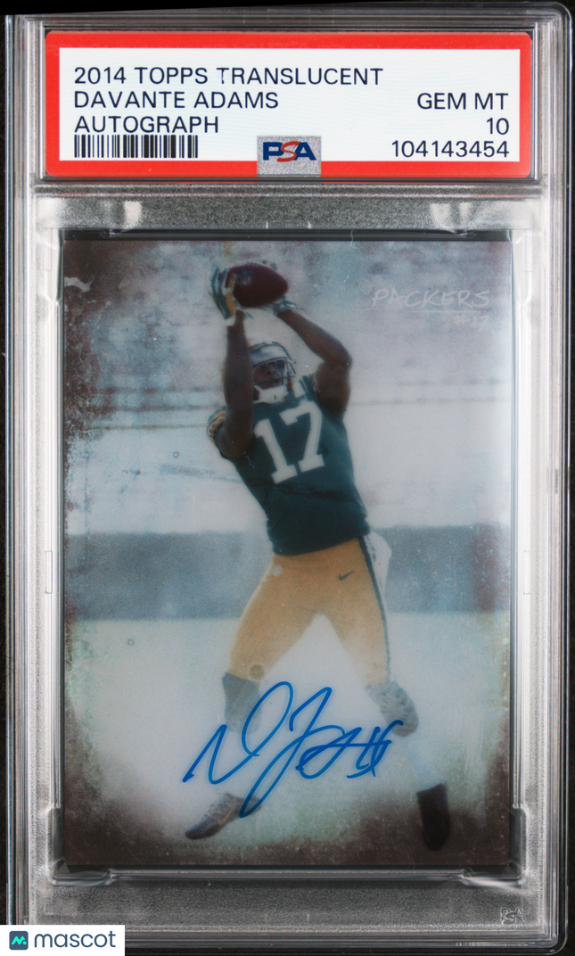 2014 Topps Translucent Davante Adams Autograph PSA 10