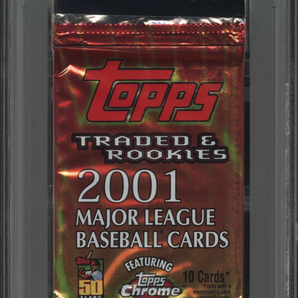 2001 Topps Baseball Traded & Rookies Foil  Traded & Rookies PSA 7