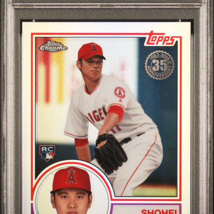 2018 Topps Chrome 1983 Topps Shohei Ohtani #83T-6 PSA 9