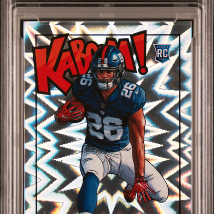 2018 Panini Kaboom! Saquon Barkley #SB PSA 9