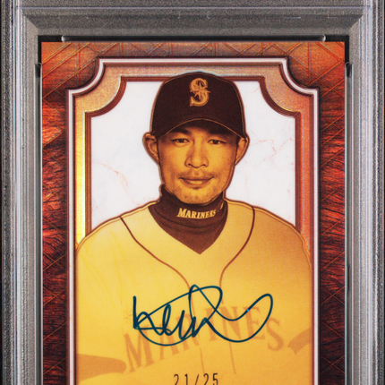 2025 Topps Chrome Cooperstown Calls Autographs Ichiro #COOPI /25 PSA 9 Auto