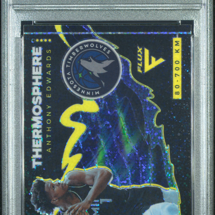 2020 Panini Flux Atmosphere Anthony Edwards #93 Thermosphere PSA 10