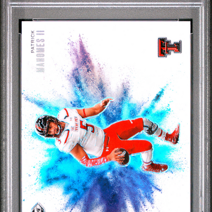 2025 Panini Prizm Draft Picks Color Blast Patrick Mahomes II #23 PSA 10