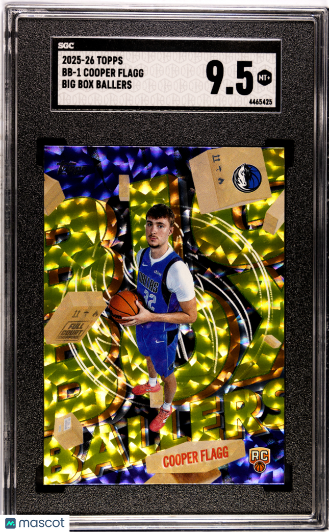 2025 Topps Cooper Flagg #BB-1 Big Box Ballers SGC 9.5