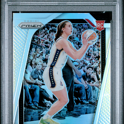 2024 Panini Prizm WNBA Caitlin Clark #22 Silver PSA 9