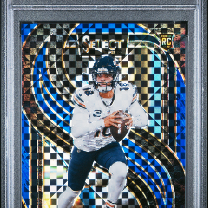2024 Panini Select Caleb Williams #114 Blue Prizm PSA 10 /175
