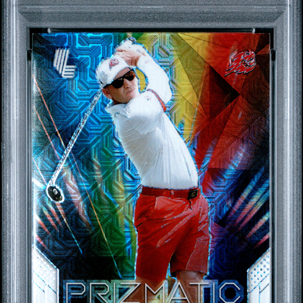 2024 Panini Prizm LIV Golf Prizmatic Sergio Garcia #4 White Mojo PSA 10