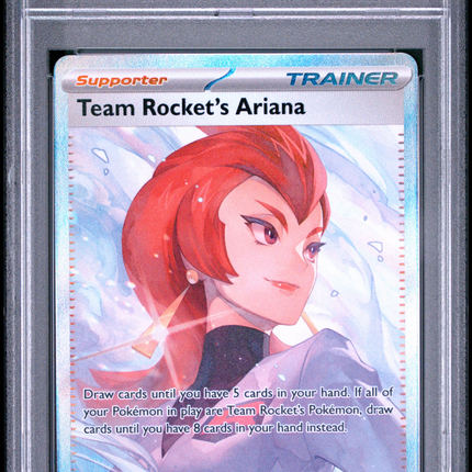 2025 Pokemon Team Rocket's Ariana Special Illustration Rare PSA 10 #237
