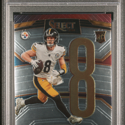 2022 Panini Select Select Numbers Kenny Pickett #SN21 PSA 9