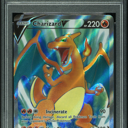 2022 Pokemon Sword & Shield Brilliant Stars Charizard V Fa PSA 10 #153