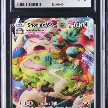 2020 Pokemon Sword & Shield Snorlax VMAX 142/202 CGC 10 #142/202