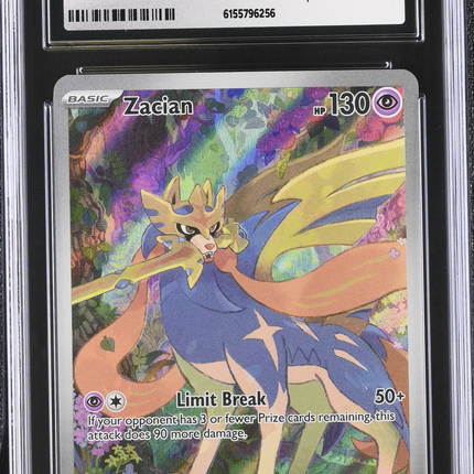 2025 Pokemon Phantasmal Flames Zacian Illustration Rare CGC 10 #100/094