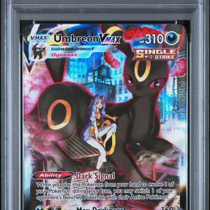 2022 Pokemon Brilliant Stars Umbreon VMAX Fa Brilliant Stars PSA 10 #TG23