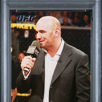 2009 Topps UFC Round 1 Dana White #97 PSA 8