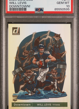 2023 Panini Donruss Downtown! Will Levis #D14 PSA 10