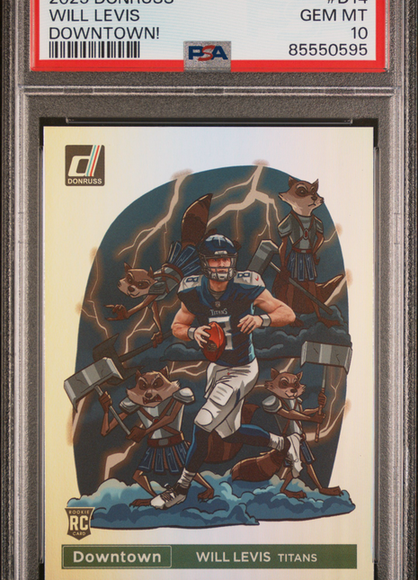 2023 Panini Donruss Downtown! Will Levis #D14 PSA 10