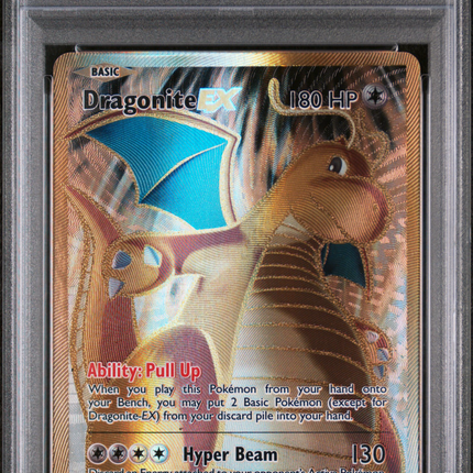 2016 Pokemon Xy Evolutions Dragonite EX Evolutions Fa PSA 8 #106
