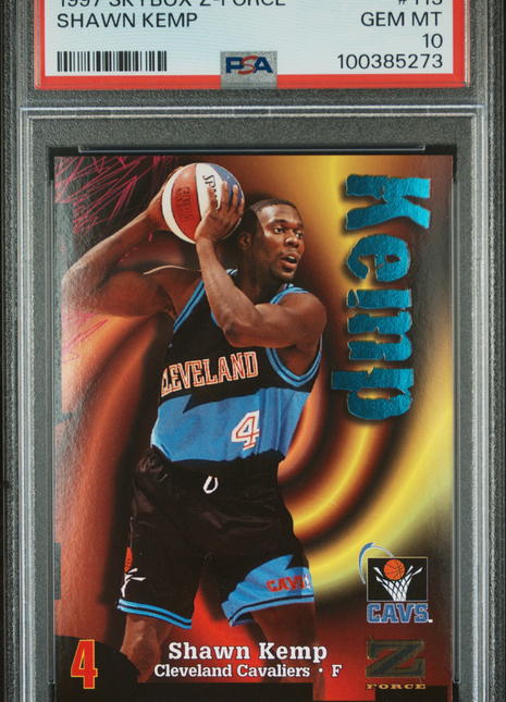1997 Skybox Z-Force Shawn Kemp #113 PSA 10