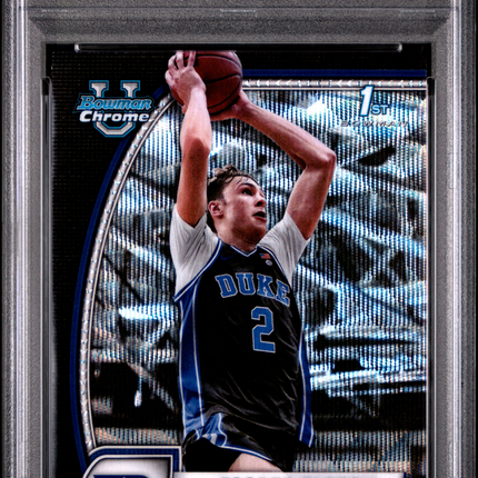 2024 Bowman Chrome University Cooper Flagg #16 Black Wave PSA 10