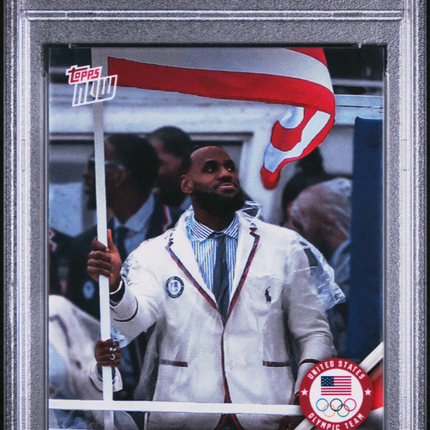 2024 Topps Now Olympic Games LeBron James #4 PSA 10