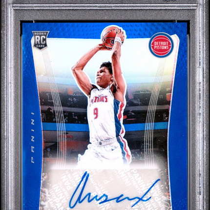 2023 Panini Prizm Deca Signatures Ausar Thompson #DSAUS Blue PSA 10 Auto /49