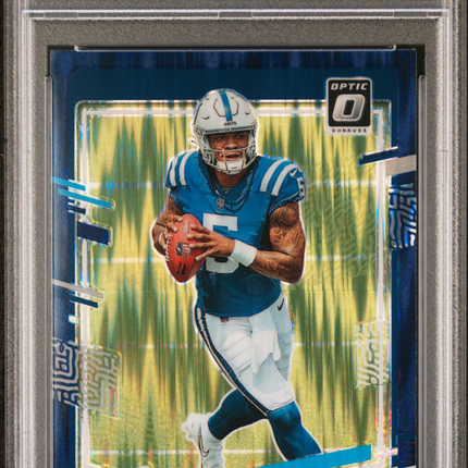 2023 Panini Donruss Optic Anthony Richardson #247 Purple Shock PSA 9