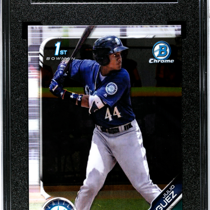 2019 Bowman Chrome Draft Julio Rodriguez #BCP-33 SGC 10