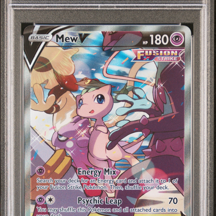 2021 Pokemon Sword & Shield Fusion Strike Mew V Fusion Strike Fa PSA 9 #251