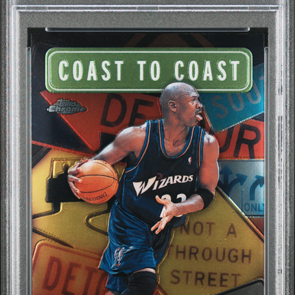 2002 Topps Chrome Coast To Coast Michael Jordan #CC8 PSA 10