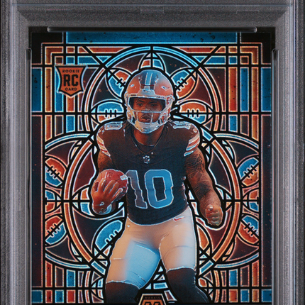 2025 Panini Mosaic Stained Glass Quinshon Judkins #6 PSA 9
