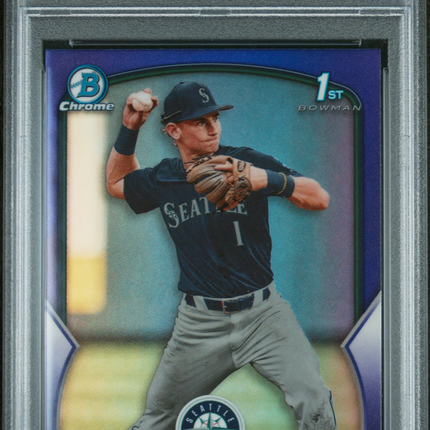 2023 Bowman Draft Colt Emerson #BDC42 Chrome Purple Refractor 093/250 PSA 9