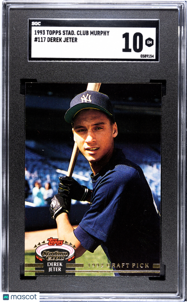 1993 Topps Stadium Club Murphy Derek Jeter #117 SGC 10