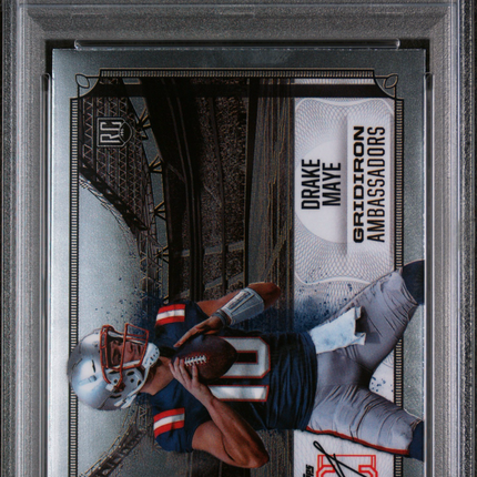 2024 Topps Signature Class Gridiron Ambassadors Drake Maye #GA3 PSA 9