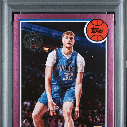 2025 Topps 1980-81 Topps Basketball Cooper Flagg #80BK-51 Pink PSA 9