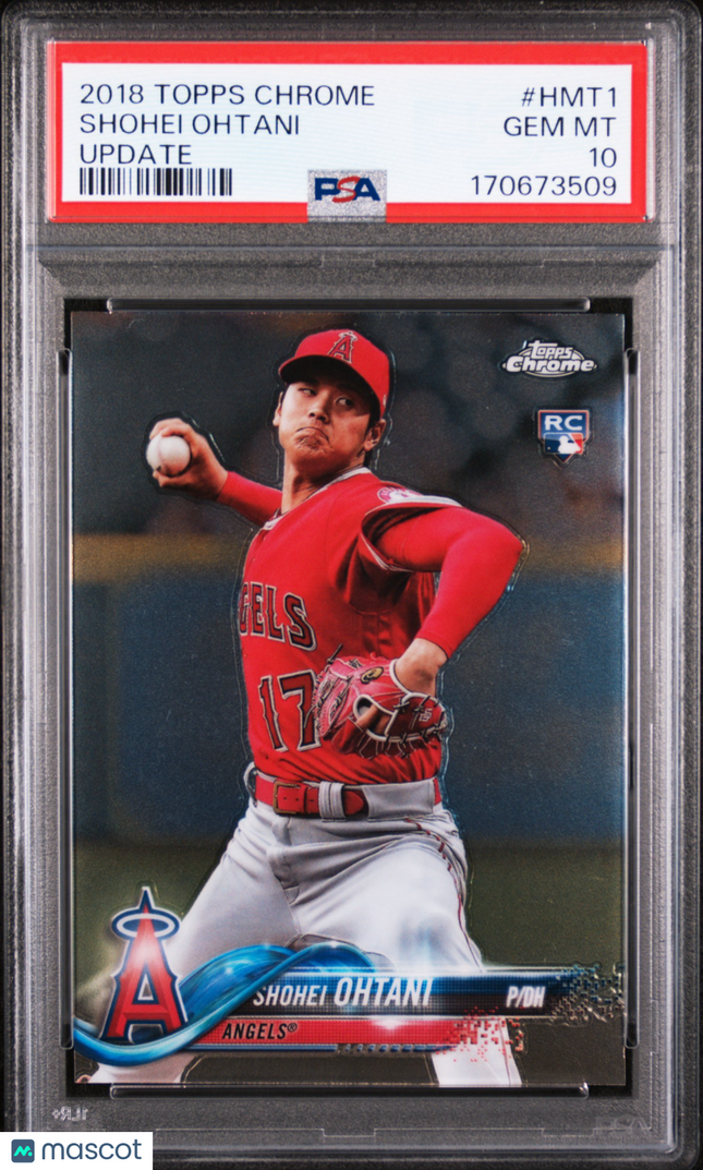 2018 Topps Chrome Update Shohei Ohtani #HMT1 PSA 10