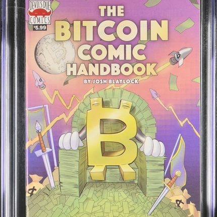 Bitcoin Comic Handbook #1 Devil's Due 4/18 CGC 9.0