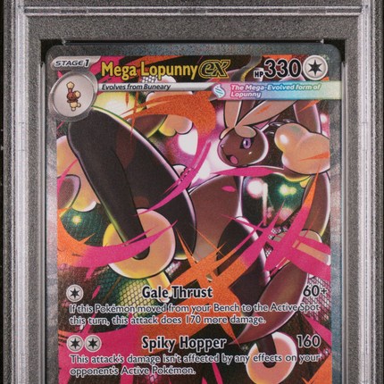 2025 Pokemon Phantasmal Flames Mega Lopunny EX Special Illustration PSA 10 #128