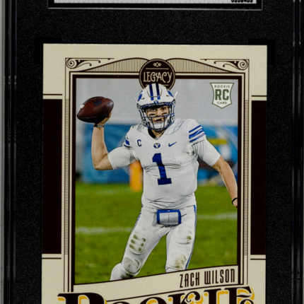 2021 Panini Legacy Zach Wilson #143 SGC 9