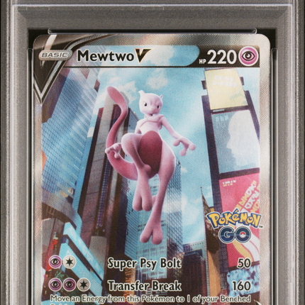 2022 Pokemon Go Mewtwo V Fa PSA 9 #072