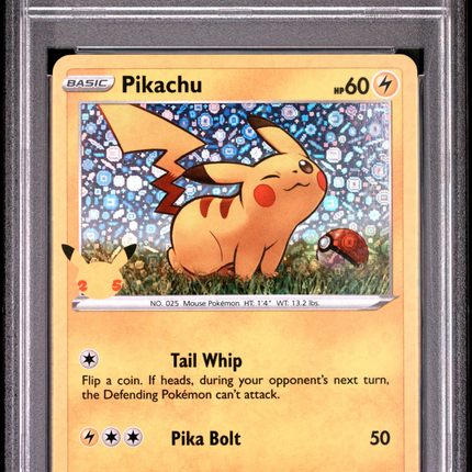 2020 Pokemon Pikachu '21 General Mills 25th An. PSA 10 #039