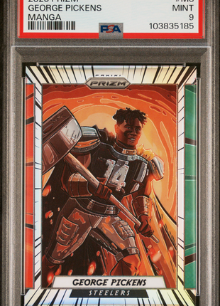 2023 Panini Prizm Manga George Pickens #M8 PSA 9