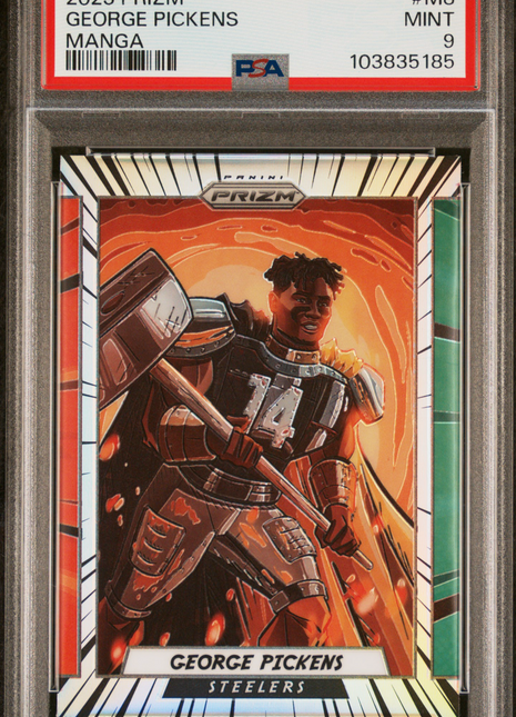 2023 Panini Prizm Manga George Pickens #M8 PSA 9