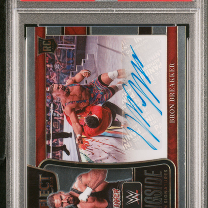 2022 Panini Select WWE Ringside Action Bron Breakker #RABBK PSA 10 Auto
