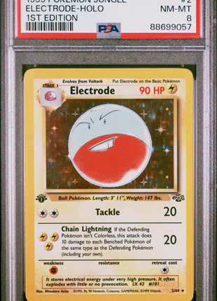 1999 Pokemon Jungle Electrode 1ST Edition PSA 8 #2