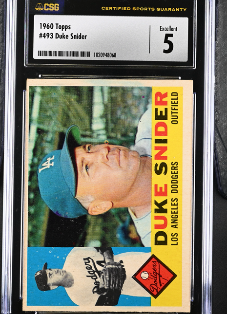 1960 Topps Duke Snider #493 CGC 5